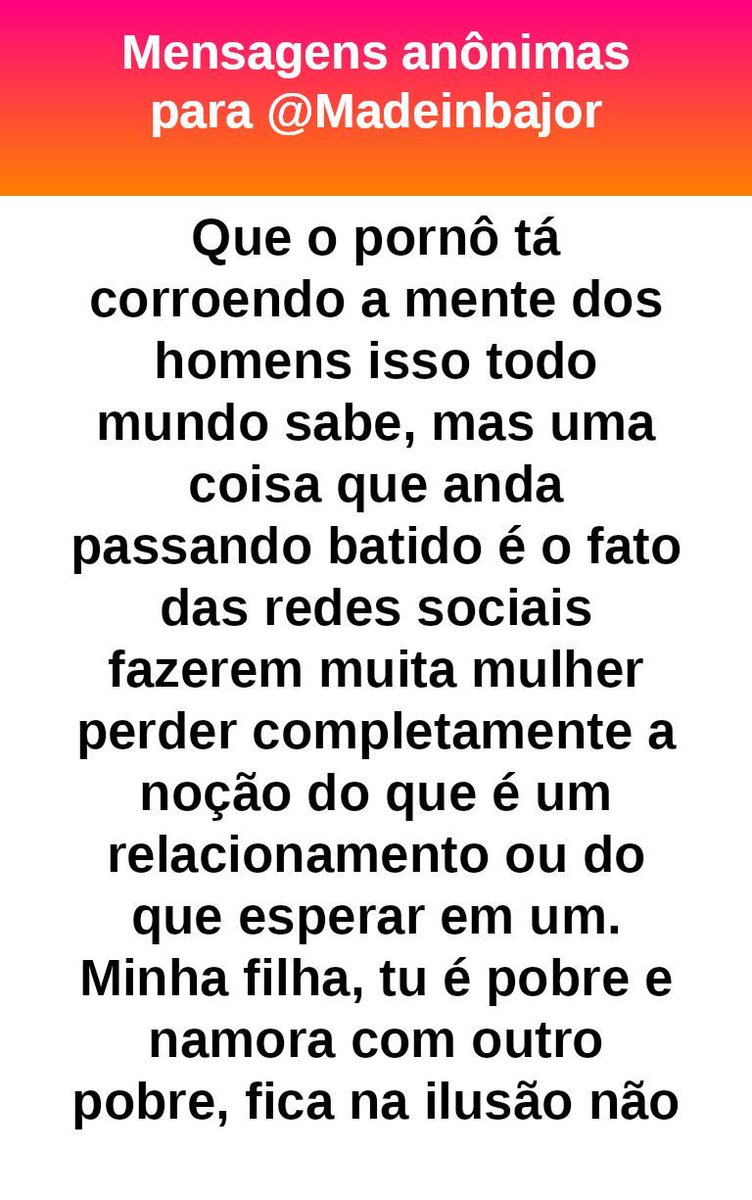 E eu ouso afirmar que são dois lados da mesma moeda.  #bajo35062