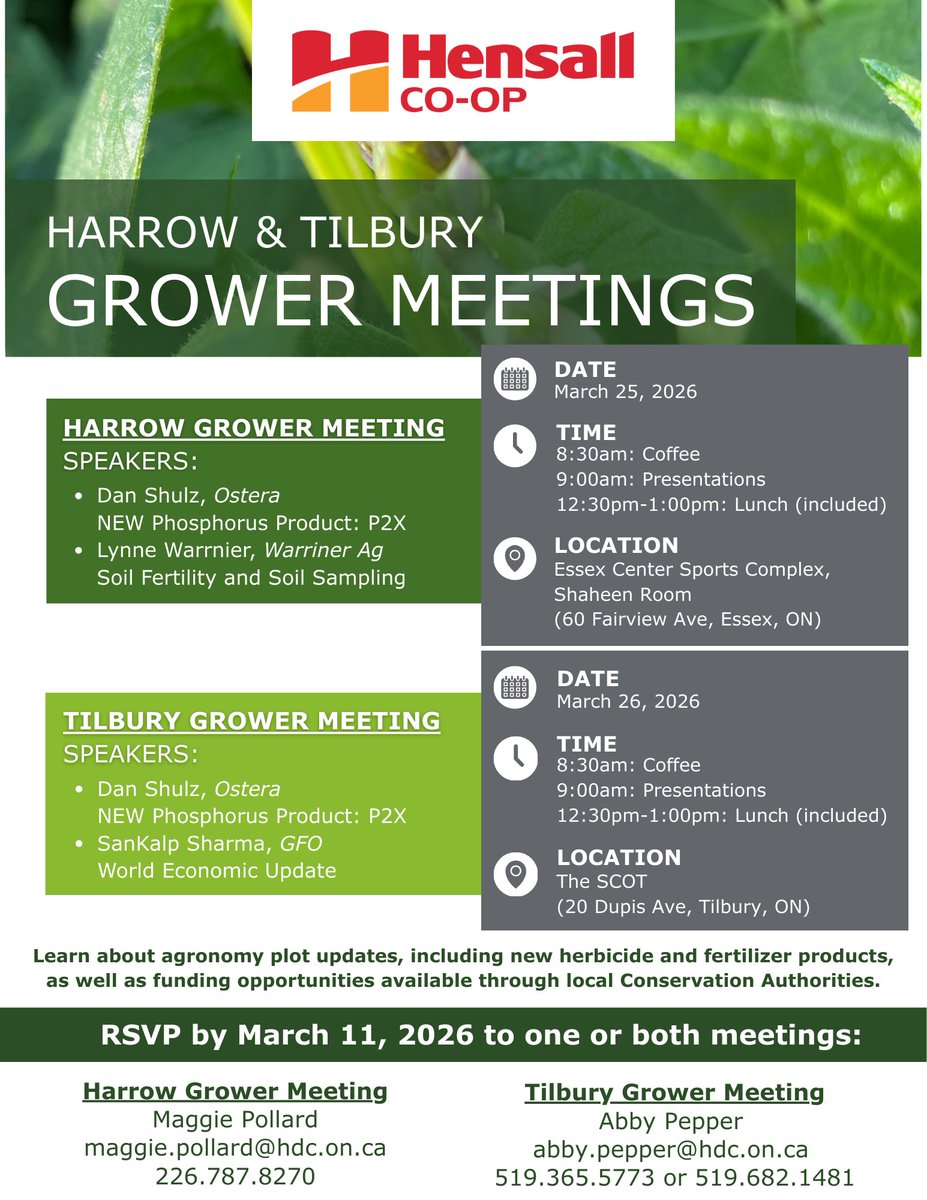 Hensall Co-op Agronomy tweet media