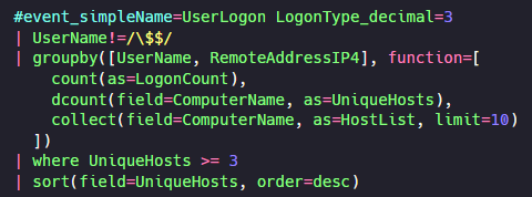 Valhguard's tweet image. Pass-the-Hash: you don't crack the password, you just reuse the hash.

Same account, same source IP, 3+ machines via NTLM in 24h. That's your hunt.

Queries for Advanced Hunting, Splunk and CrowdStrike.

#PassTheHash #NTLM #ThreatHunting #BlueTeam