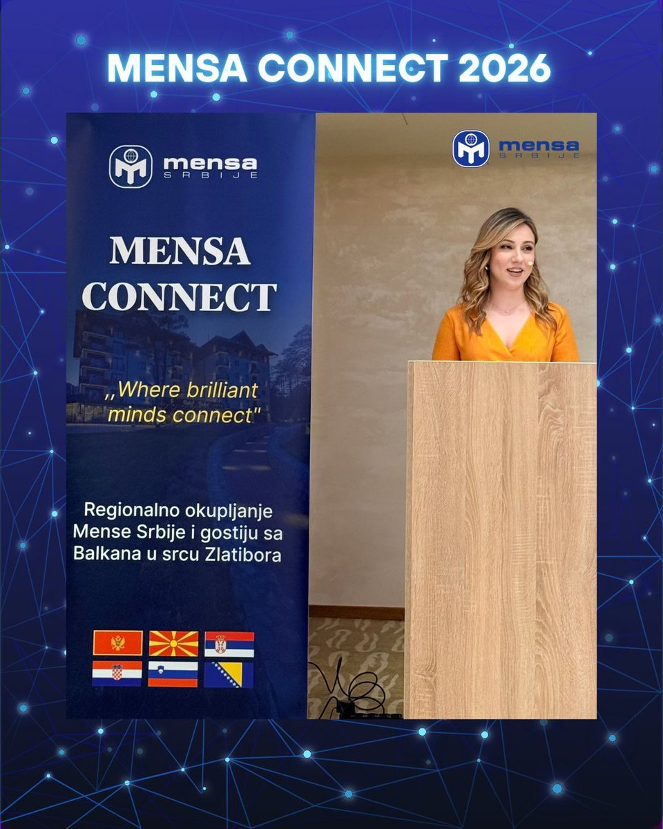📣 Uspešno realizovana konferencija “Mensa Connect 2026”!
Regionalno okupljanje članova i prijatelja Mense održano je 28. februara 2026. na Zlatiboru u hotelu Buket. 🎓✨