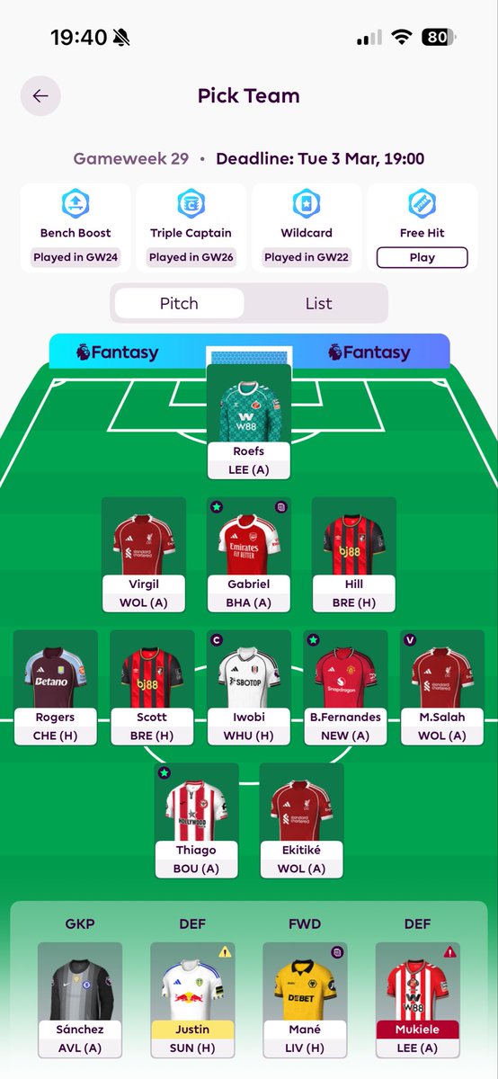 FPLBorgen's tweet photo. @FPL_TomHadley Got this and 6,3m any tips https://t.co/qIeMHAqdz5