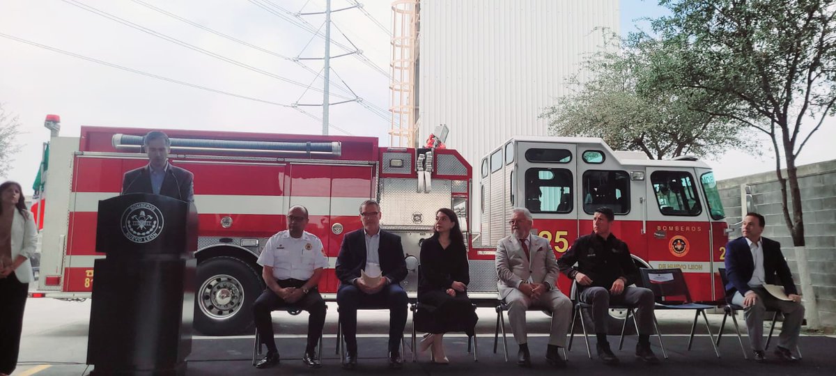 Reapertura de la "Estación de Bomberos Salinas Victoria No. 14". Agradecemos al Patronato de Bomberos de Nuevo León, al municipio de Salinas Victoria y cada una de las empresas involucradas.