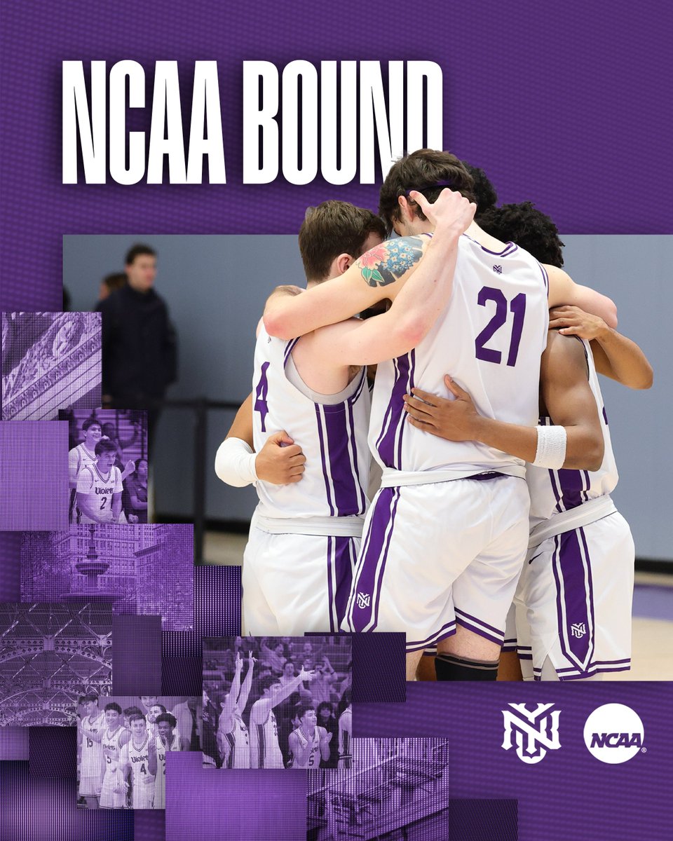 NYUAthletics's tweet photo. They're dancing! @nyumenshoops earns a berth in the @NCAADIII Tournament and heads to Wesleyan (CT) this weekend for a first-round match-up against Gettysburg https://t.co/VEfXLQH7V0