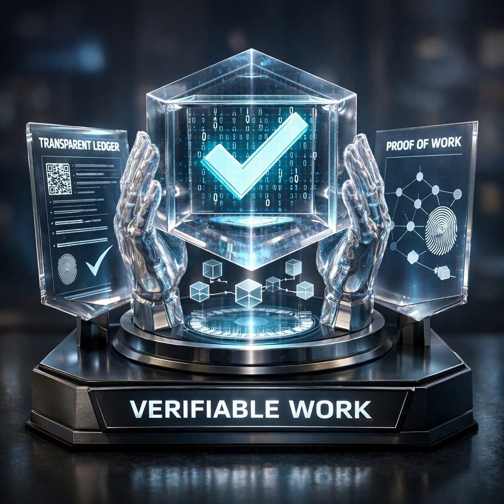 Evxncy's tweet photo. “Verifiable Work” for
@PsyProtocol
: a transparent cube with a glowing checkmark, symbolizing proof over promise. Every contribution is auditable, every effort traceable. In Psy, work verifies itself. #Crypto #PsyProtocol #ProofOfWork https://t.co/2nomlK2Rmx