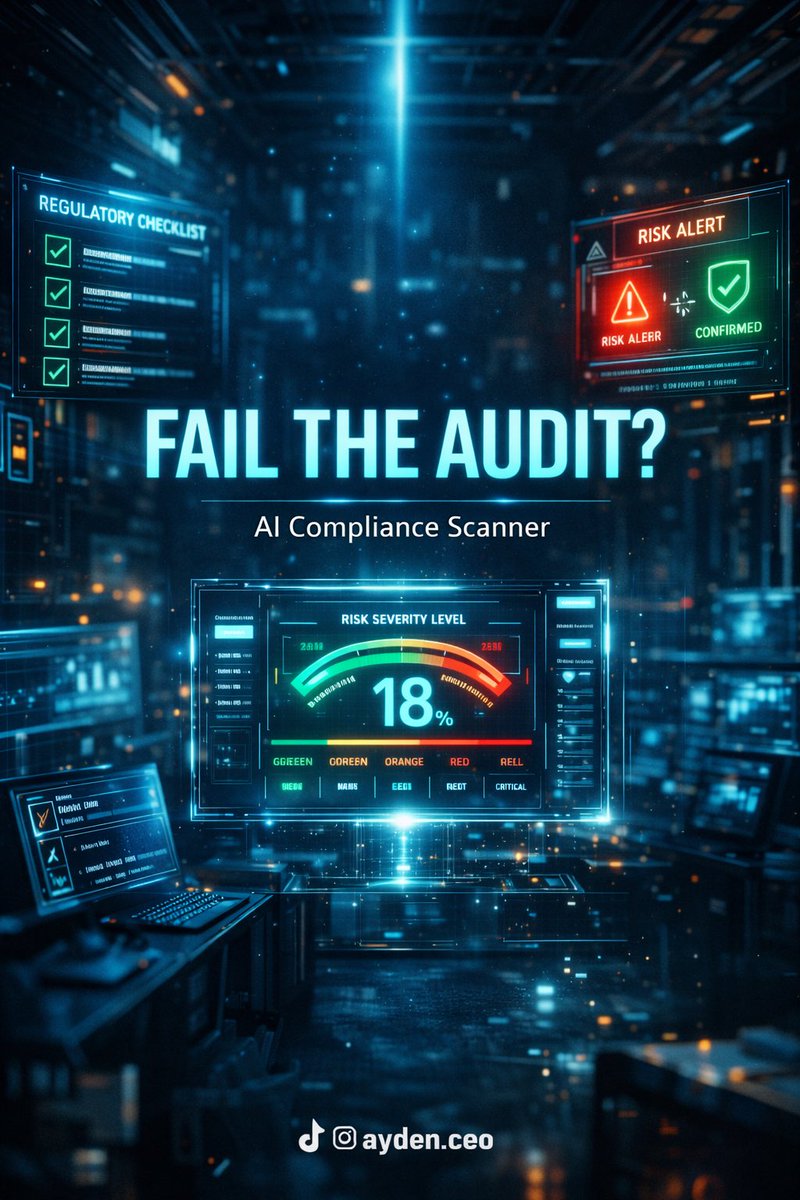 Most clinics aren’t non-compliant.
They’re undocumented.

AI can now run internal compliance audits in minutes.

Fix gaps before regulators find them.

Comment PROMPT.

#HealthTech #AICompliance #ClinicOwners