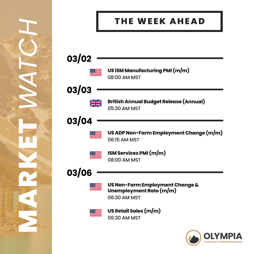 OlympiaCGP's tweet photo. Stay informed about global market developments with our weekly economic calendar!
Contact our team today at https://t.co/DSdoXbQJXA.
#MarketTrends #EconomicCalendar #FXMarketUpdate https://t.co/crutmBtbiM
