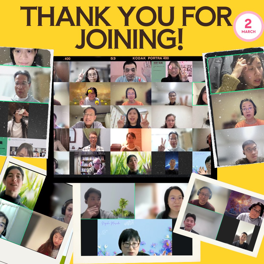 Thank you for joining us! Thank you to everyone who joined our study ...