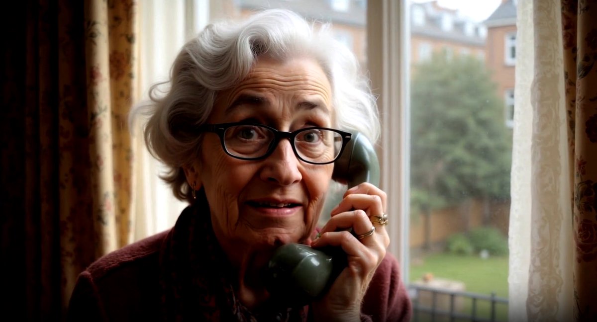 Screenhouse_TV's tweet photo. To kick off the BBC'S AI Unpacked Week, our film tonight on @BBCTheOneShow sees @lucyhedges investigating how scammers, and those trying to protect us from them, use artificial intelligence – and she meets Daisy the AI Granny, who wastes scammers’ time. https://t.co/ujONmxa4bJ