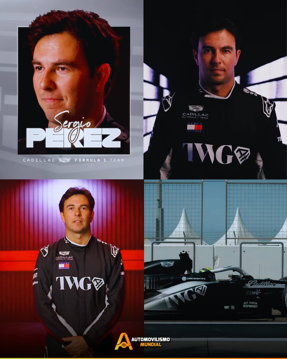 automundialmx's tweet photo. ¡¡CHECO PÉREZ EN LA INTRO DE LA FÓRMULA 1 2026!! 🔥🇲🇽

“Mi nombre es Sergio Pérez y conduzco para Cadillac Formula 1 Team.”

— Si pudieras dominar un hobby desde el principio, ¿cuál sería?
Checo: “Uh, surfear. Me gustaría surfear.” 🌊

— ¿Cuál es tu gusto culposo?
Checo: “Postres.” 🍰

— Si pudieras ser un personaje de alguna franquicia, ¿cuál serías?
Checo: “Tom Cruise. ¡Top Gun!” ✈️🔥

#F1 #ChecoPerez
