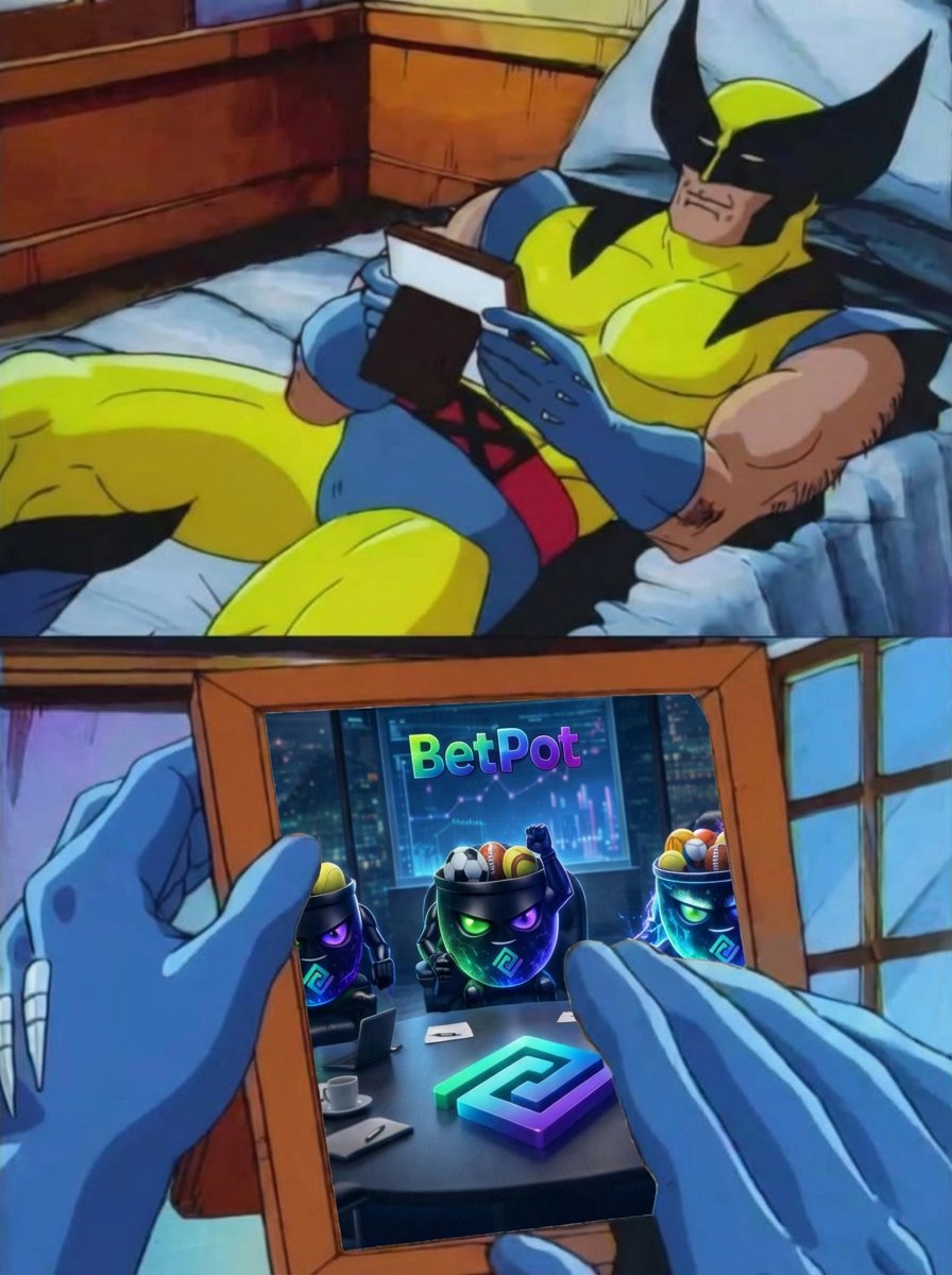 Wolverine staring lovingly at his photo frame…  
But inside the frame? BetPot NFTs 💎  

Because these aren’t just collectibles, they’re Lifelong Betpot revenue shares and more importantly Not all NFTs are equal. Some actually give back🔥.  

#BetPotNFT  
<a href="/BetPotdotfun/">BetPot</a>