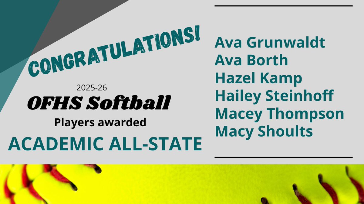 OFHS Softball tweet media