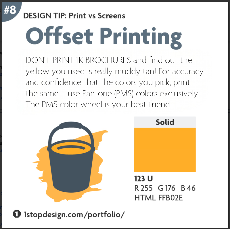1StopDesignShop's tweet photo. Designer Tip #8

Pantone colors are perfect for offset printing.
They use universal ink formulas for accurate, repeatable color.
👉 https://t.co/FdAiYGG3jk

#DesignTip
#OffsetPrinting
#Pantone
#PrintDesign
#BrandConsistency
#GraphicDesign
#DesignEducation
#1StopDesignShop https://t.co/JqOFdCzj6e