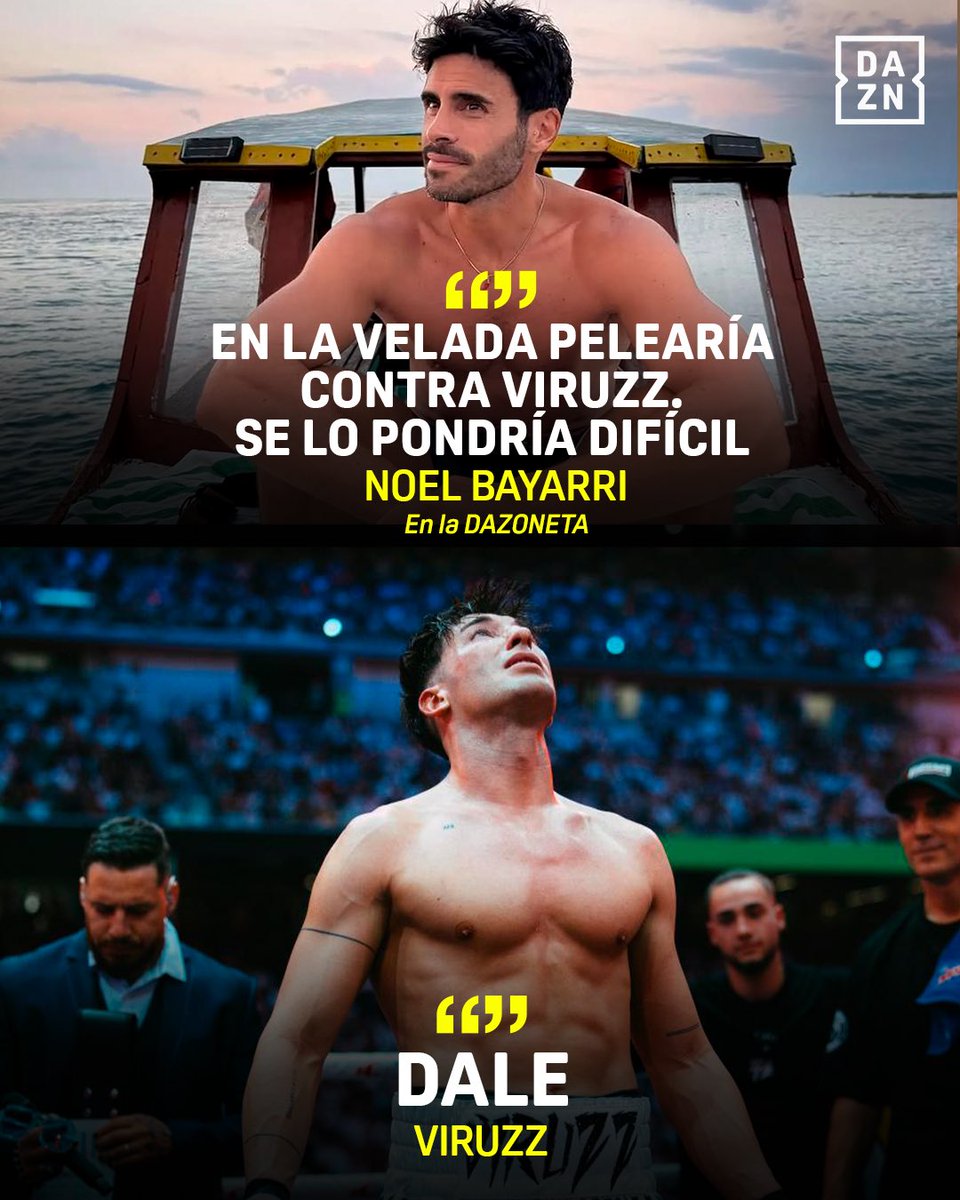 DAZN_ES's tweet image. 🥊👀 ¿NUEVO DUELO A LA VISTA? NOEL BAYARRI VS VIRUZZ

🤝 Ibai Llanos toma nota porque estos dos están listos para un enfrentamiento @IbaiLlanos 

#LaDazoneta