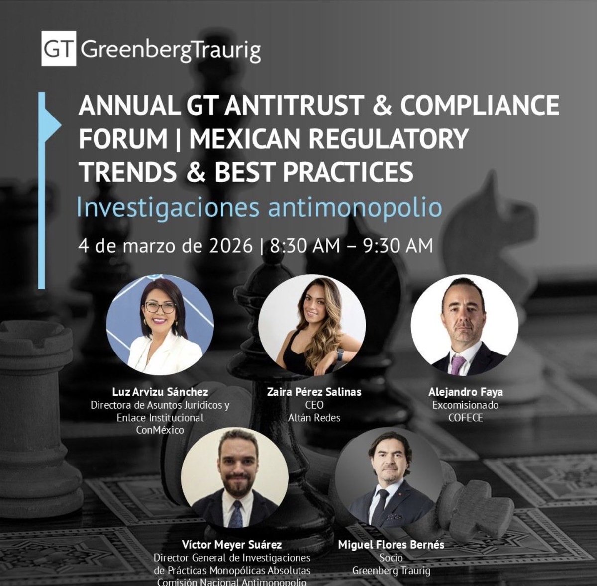 mfbernes's tweet photo. Los esperamos el 4 de marzo #antitrust #CompetenciaEconomica https://t.co/OxklL00aJH https://t.co/5bVMXDEAQC