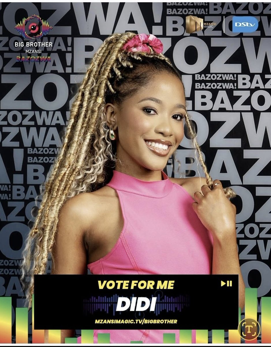 mercygetrudeph1's tweet image. ATTENTION! ATTENTION  DIDI PEOPLE!💪
NO TIME TO WASTE ON THAT EVIL WOMAN FOCUS ON VOTING FOR DIDI. 
DEFEND LESS,ASK NEIGHBORS, COLLEAGUES,SCHOOL&amp;amp; CHURCH MATES TO VOTE FOR DIDI,THE REAL, SMART FULL OF WISDOM YOUNG LADY😍🌸
#DidiMothobi 
#Daisies 
#BBMzansiS6
#BBMzansi 
#Bazozwa