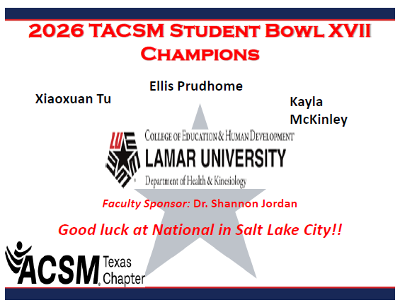 Texas ACSM tweet media