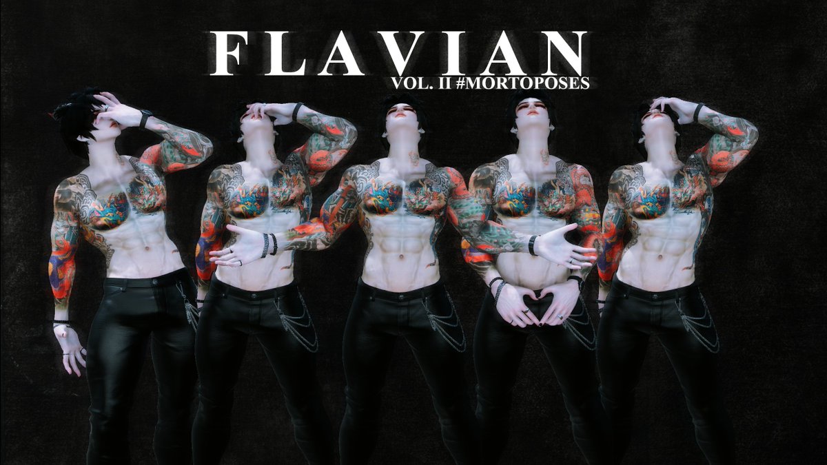 ilremorto's tweet photo. Flavian Vol. II is now released on my server/Moonkois/Trauma's server. Please get it on the mentioned servers. #mortoposes https://t.co/VF3mEvChRP