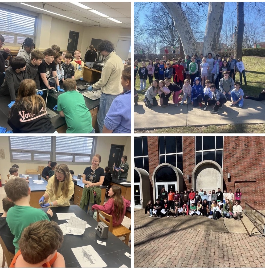 Dr. Holly Cyphert hosted an incredible NASA Outreach Day on Friday with seventy 4th- and 5th‑grade students from Meadows Elementary! Throughout the day, students explored hands‑on science in our physiology lab, where they dissected eyes, brains, hearts, and spinal cords.