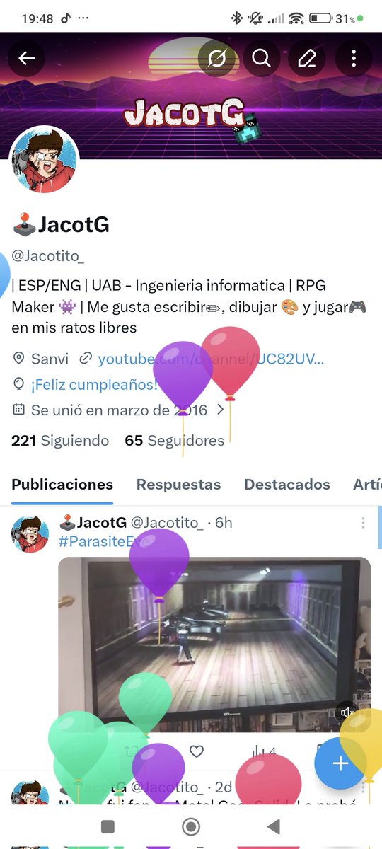 Jacotito_'s tweet photo. Globitos y regalos🤪
(Esto de crecer tiene muchas ventajas y desventajas) https://t.co/mNEO9ZYFWK