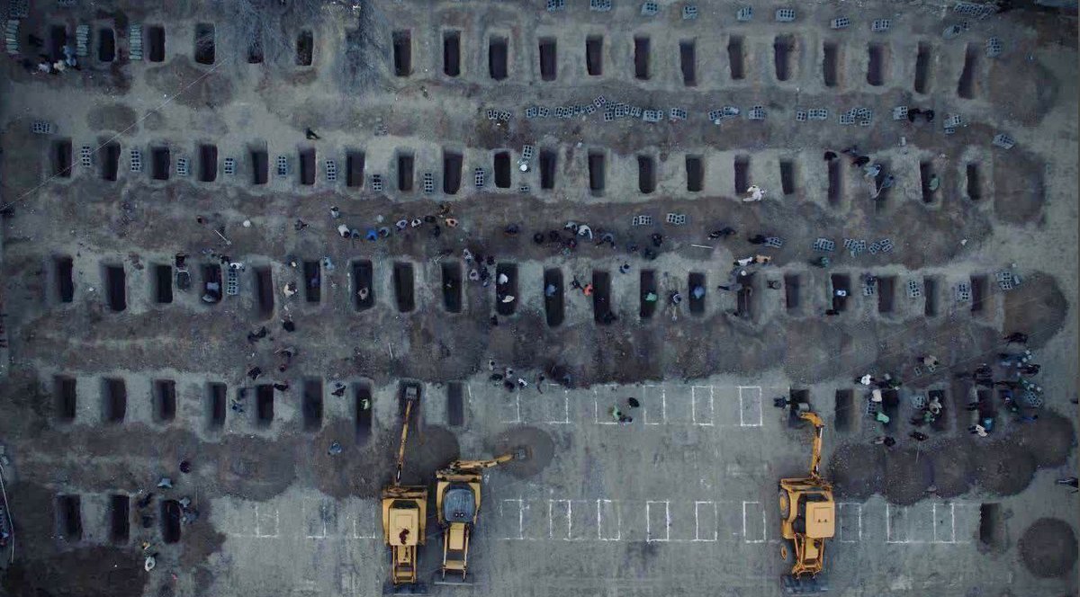 BlackstoneIntel's tweet photo. Graves being prepped for the bodies of the 165 little Iranian girls that Donald Trump massacred, with the moral support of the evil MAGA cult. @realDonaldTrump https://t.co/dz5bROcJJA