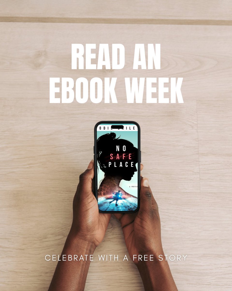 jodiebailey's tweet photo. March 1 through 7 is Read an eBook Week.
Add a pulse-pounding story to your device this week. Join my author newsletter and I will send you my romantic suspense novella No Safe Place as a free gift.
Start reading here:
https://t.co/w96VEMpJOW
#readanebookweek #freeebook https://t.co/8ussVS6hiY