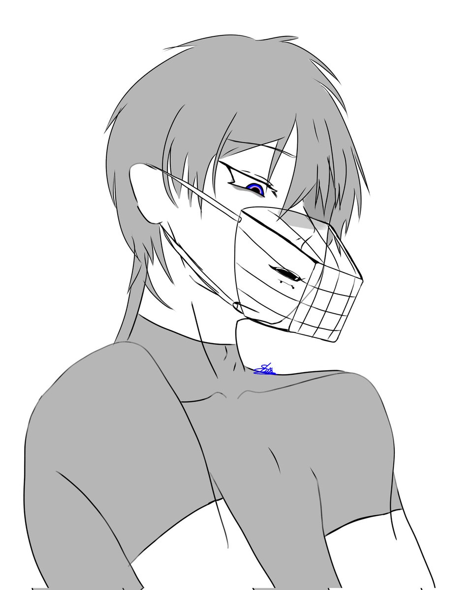 kinncpunk's tweet photo. I was a little mistaken with the muzzle perspective... That's why it looks a little strange / Я немного ошибся с перпективой намордника... Поэтому это немного странно выглядит

#artwork #drawing #ocs #sketchart https://t.co/zU85Pz19Rv