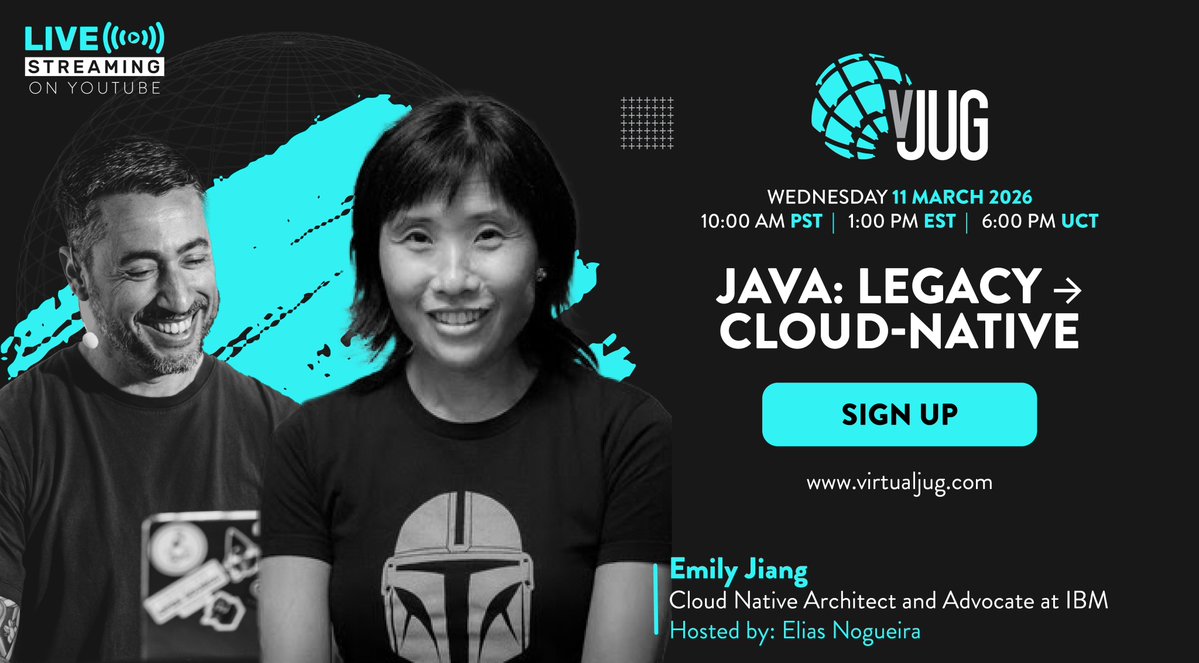 VirtualJUG (vJUG) tweet media