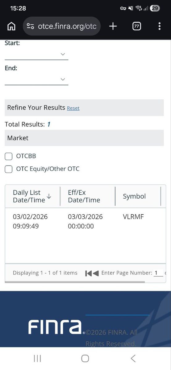 UK listed <a href="/ValereumPLC/">Valereum PLC</a> getting interesting. OTC application looks to off been approved. Means our American cousins over at <a href="/RWAwatchlist_/">Real World Asset Watchlist</a>, <a href="/rwa_io/">RWA.io</a> <a href="/RWA_Inc_/">RWA Inc.</a>, <a href="/rwafyi/">Real World Assets</a> can start buying. #VLRM #VLRMF.
