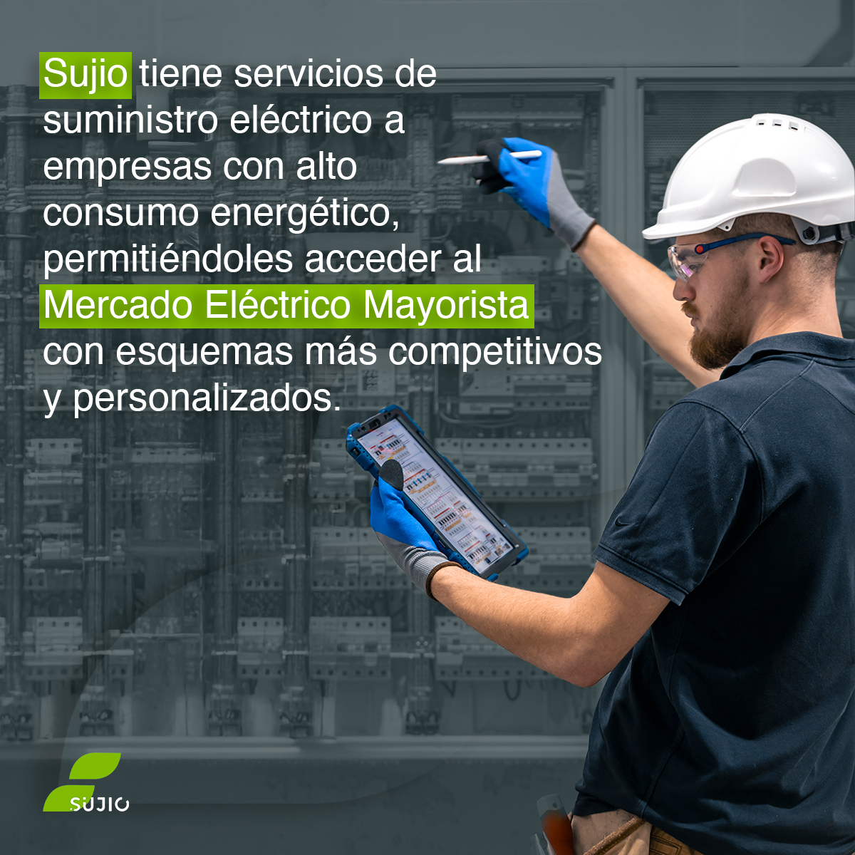 SUJIOMX's tweet photo. Sujio participa activamente en el Mercado Eléctrico Mayorista a través del suministro a Usuarios Calificados y la representación de Centrales de Generación Exenta.

Nuestro enfoque se basa en la gestión estratégica, la transparencia y la construcción de relaciones a largo plazo. https://t.co/Q0VE51NWCQ