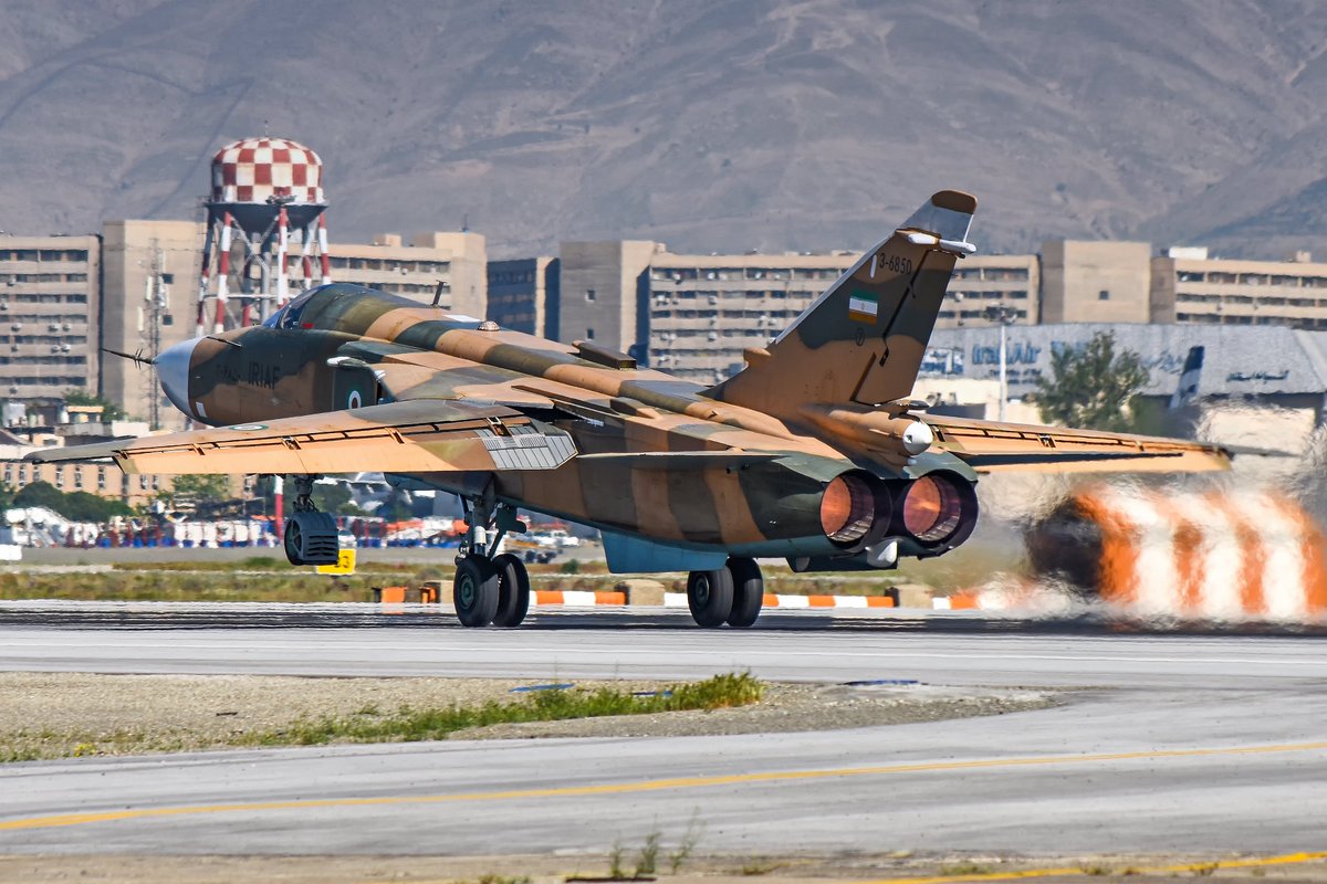 FlightAcesHigh's tweet photo. Qatar's air force downs two Iranian Su-24 ground-attack aircraft. Seems to be a bit of uncertainty around this one, but as reported by Doha's defence ministry earlier today... With thanks to AirTeamImages for the picture use. https://t.co/UpC33Wb2Ky https://t.co/4g85EzpchX