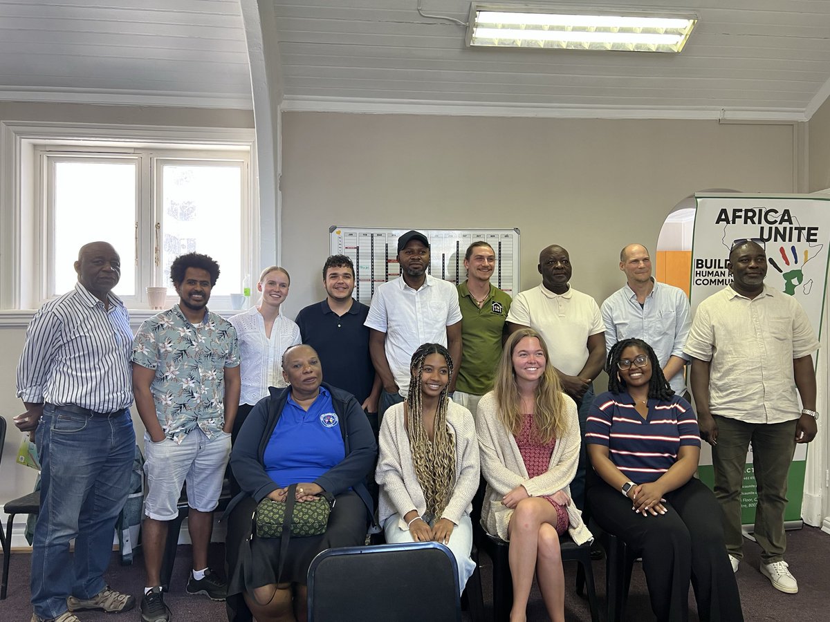 Aribanob's tweet photo. Last week, I was privileged to join refugee community leaders, activists, and migration researchers on a field visit to several refugee-led organizations and partners of the South African Refugee-Led Network (SARLN) in Cape Town and Gauteng. The one-week visit was organized by the @SouthAfricarefugeelednetwok to better understand the contexts in which #ORLs operate, the #challenges they face, and to explore practical ways the network can #strengthen its #support to its member organizations. The delegation was led by SARLN’s Partnership and Stakeholder Management together with the #ResearchCommission and included Dr. Benjamin Etzold (senior researcher from Bonn International Center for Conflict Studies https://t.co/h9xFunAPuG). The opportunity created an important exchange between practitioners and researchers working on migration and displacement and paved a way for partnership between #SARLN and #Bonn.
On our first day in Cape Town, we visited three organizations whose work demonstrates the vital contribution of #RLOs to social cohesion, human rights, and inclusive development in South Africa.
1. Umoja for Africa—Women's Economic Empowerment & Livelihoods
✂️ Skills training in sewing, crafts, and entrepreneurship for refugee and South African women
👩🏾🍼 Affordable daycare supporting mothers’ participation in training and work
🤝 Promoting economic independence, dignity, and social inclusion
🌍 Production partnerships with local institutions and international clients
2. Africa Unite—Human Rights & Social Cohesion
🗣️ Intercultural dialogue spaces bringing migrants, refugees, and host communities together
👥 Youth leadership and Peer Educators Programme promoting human rights awareness
🕊️ Conflict mediation and community interventions addressing discrimination and social tensions
🏛️ Advocacy and engagement strengthening inclusive civic participation
3. Africa for Future Generation—Youth & Women Empowerment
💼 Entrepreneurship and financial literacy training for women
💻 Digital skills development supporting economic inclusion
🧴 Training women to produce and market skincare products
📢 Social cohesion initiatives and community awareness campaigns.
@SARefugee_Led #refugeeledorganisations #ORLs #refugee #migration #socialcohesion #SouthAfrica #Capetown #womenempowerment