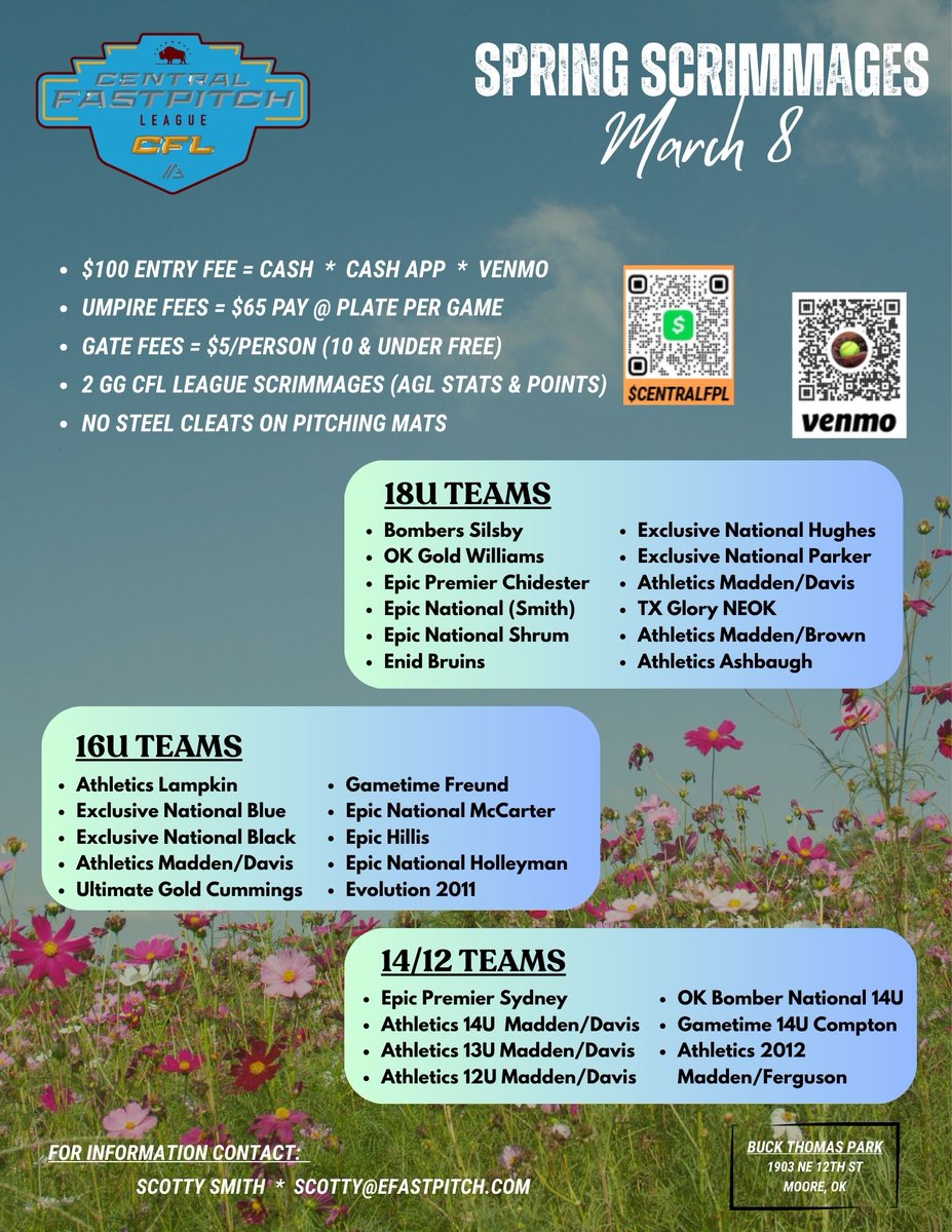 Central Fastpitch League tweet media