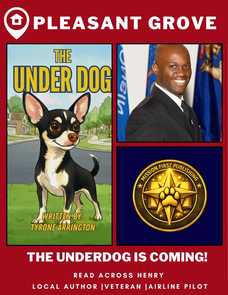 PGE_HCS's tweet photo. Read Across America Week just got even better!
We had the privilege of hosting author Tyrone Arrington, who shared his debut children’s book, Underdog.
Thank you for reminding our students that perseverance pays off and that everyone has a story worth sharing.
#ReadAcrossHenry https://t.co/cLQaRXdekk