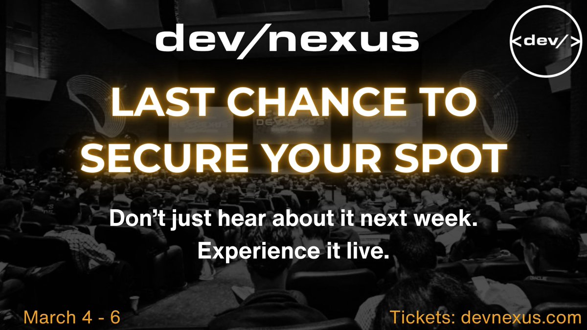 Devnexus tweet media