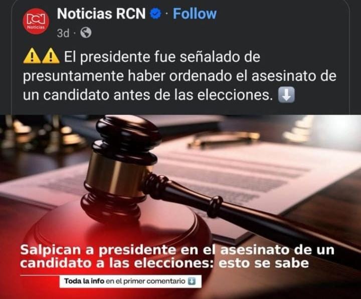 Pelicolombianas's tweet photo. Pongan el titular completo: es el presidente de ECUADOR. No sean tan malparidos, cochinos. 🤬 https://t.co/wTBHApArbQ