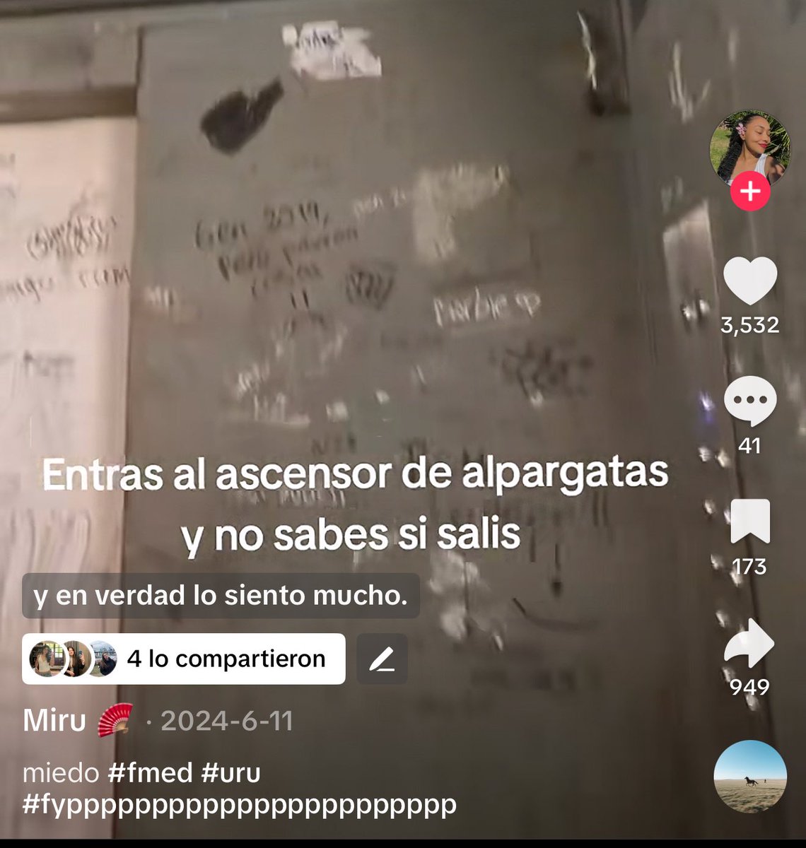 sofigullac's tweet photo. Pintaron el ascensor de alpargatas murieron mil hadas https://t.co/ERcPOWhEaY