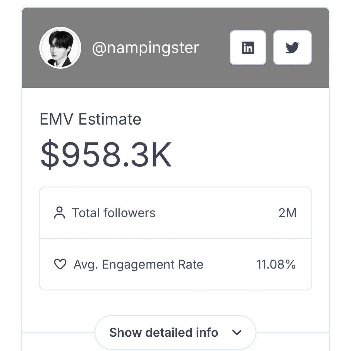 อัพเดตยอด EMV สด ๆ ร้อน ๆ ตอน 1:50 a.m. เวลาไทย โดยยอด EMV ของเจ่งปุ๋งจะตัดวันที่ 4 มีนาคม เวลา 7 โมงเช้า แปลว่าพี่ ๆ ยังเหลือเวลาอีก 29 ชั่วโมง 

มาเก็บยอด EMV ให้สองอ้วนกันน้า พลังของโอ๋โอ๋ สุดยอดอยู่แล้ว ! 🏎️💨 ป๊ายยย

#KengNamping #เก่งน้ำปิง