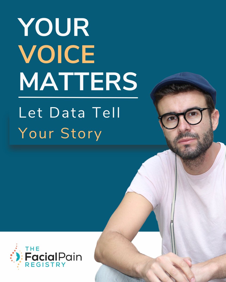 facialpainassoc's tweet photo. Your Voice Matters. Let Data Tell Your Story. Join the Facial Pain Registry today by visiting https://t.co/olE4QJWrwn  

#FacialPain #FacePain #FaceTodayTogether #PatientRegistry #FacialPainRegistry #NORD #IAMRARE #YourVoiceMatters #NeuropathicFacialPain https://t.co/UN8Zjg8r2O
