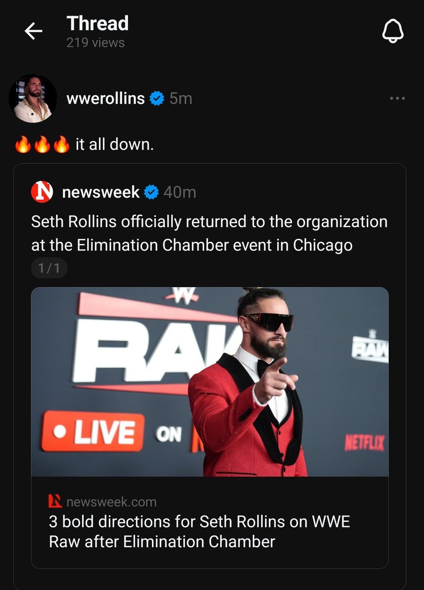 Seth Rollins Fans : Fanpage tweet media