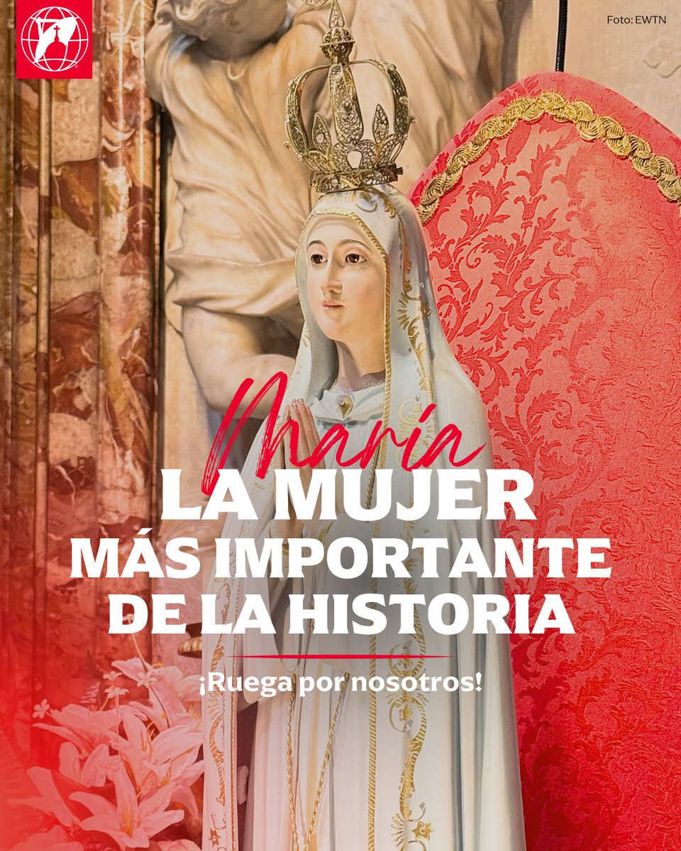 La Virgen María, ejemplo para la humanidad. La mujer más importante de la historia: la Virgen María. "María nos enseña cómo es y cómo será la mujer" (Hermana Vittorina Marini).