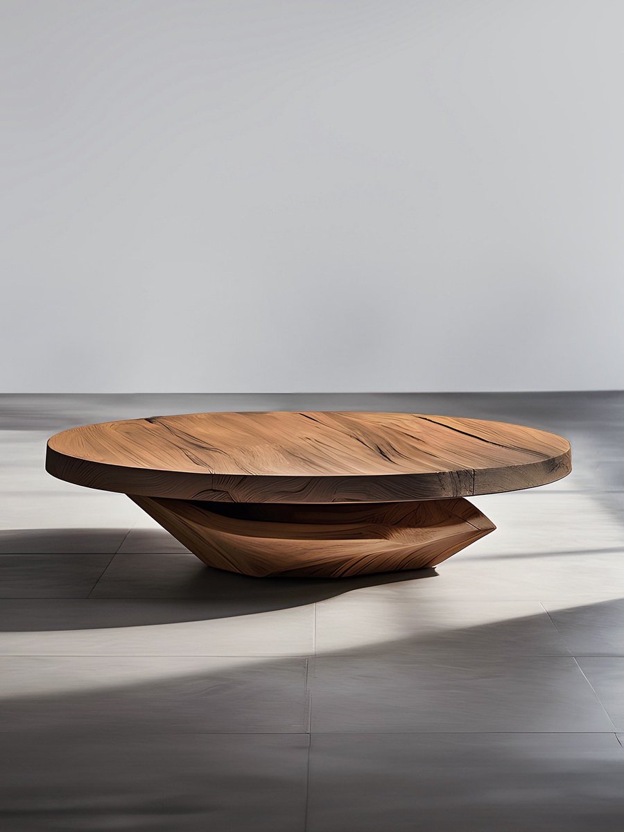 NONO builds the coffee table like a small anchor. Dense mass below, calm surface above. 
The edge feels safe at night. The piece settles into a corner and makes that corner feel intentional.