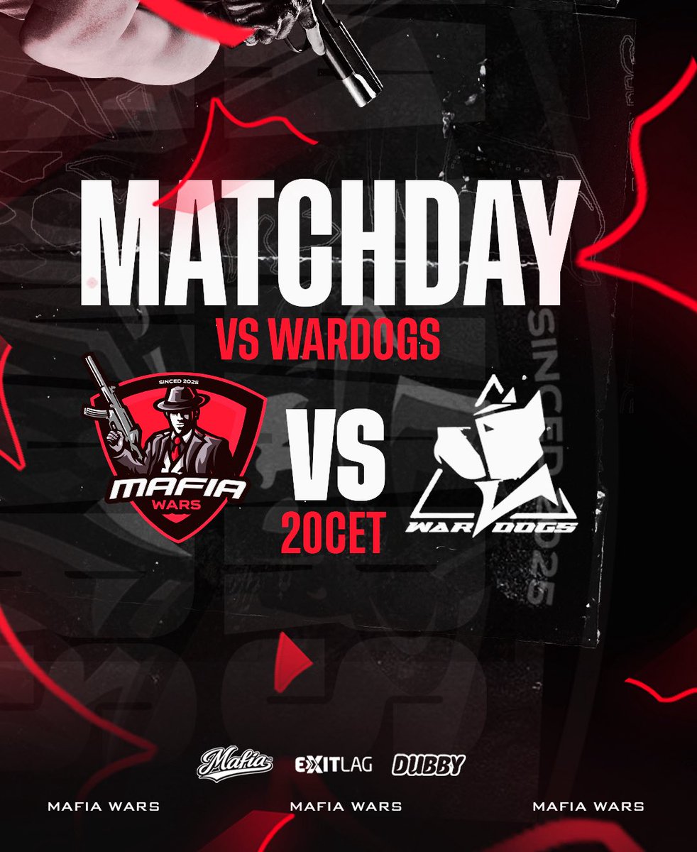 MafiaWarsgg's tweet photo. ๐ฅMATCH DAY ๐ฅ
๐@WarDogsESP
๐ฐ๏ธ 20:00 CET
๐ SI25
Line up:
๐ฎ@BadVassyyy
๐ฎ@rnqzc_
๐ฎ@Phnji
๐ฎ@Kxwinho
๐ฎ@TqmTS_
Good luck ๐
#MWontop #GoMafia #lestgomafia https://t.co/4WYuFHVCeQ