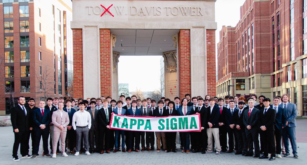 KappaSigmaHQ's tweet photo. #ColonyKickoff: Kappa Sig❌a is back at The Ohio State University with the Alpha-Sig❌a Colony kicking off with 82 Pledges. Go Buckeyes! #GoBucks https://t.co/AHABJT4eeR