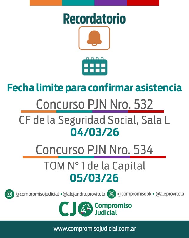 Compromiso Judicial tweet media