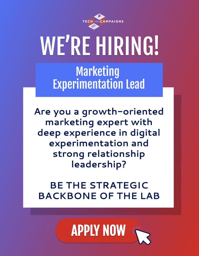 Tech for Campaigns tweet media