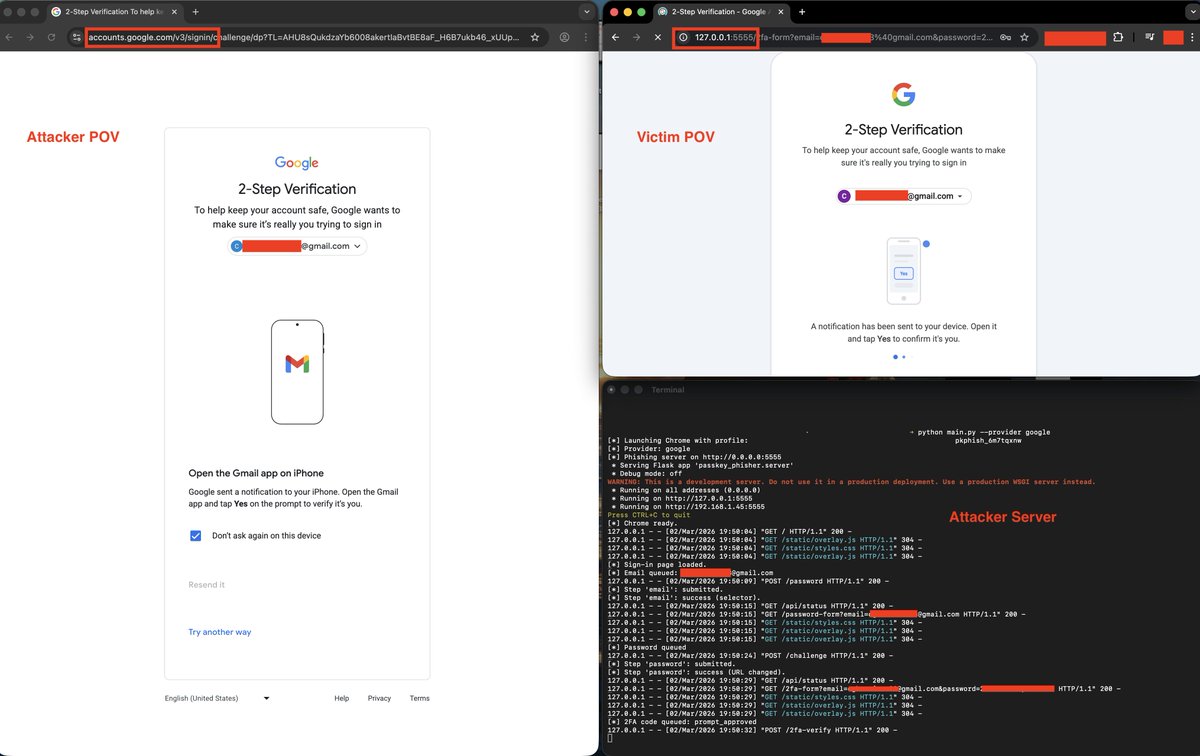 Offensive Phishing Operations course update - Building an invisible proxy to bypass Google MFA

Coming soon courtesy of <a href="/cgomezz_23/">0xh3l1x</a> 

Syllabus: maldevacademy.com/phishing-cours…