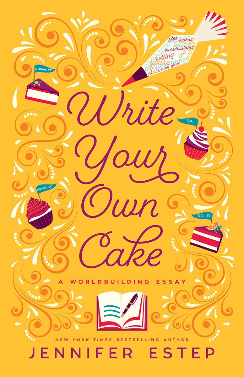 Jennifer_Estep's tweet image. WRITE YOUR OWN CAKE ebooks: ✍️
@AmazonKindle: amzn.to/334fIVf
@BNBuzz: bit.ly/3DkTBvQ
@AppleBooks: apple.co/41HLPGs
@GooglePlay: bit.ly/402ml5g
@kobo: bit.ly/4iHh9Lx

#writingtips #worldbuilding #writingadvice #fantasybooks #writing