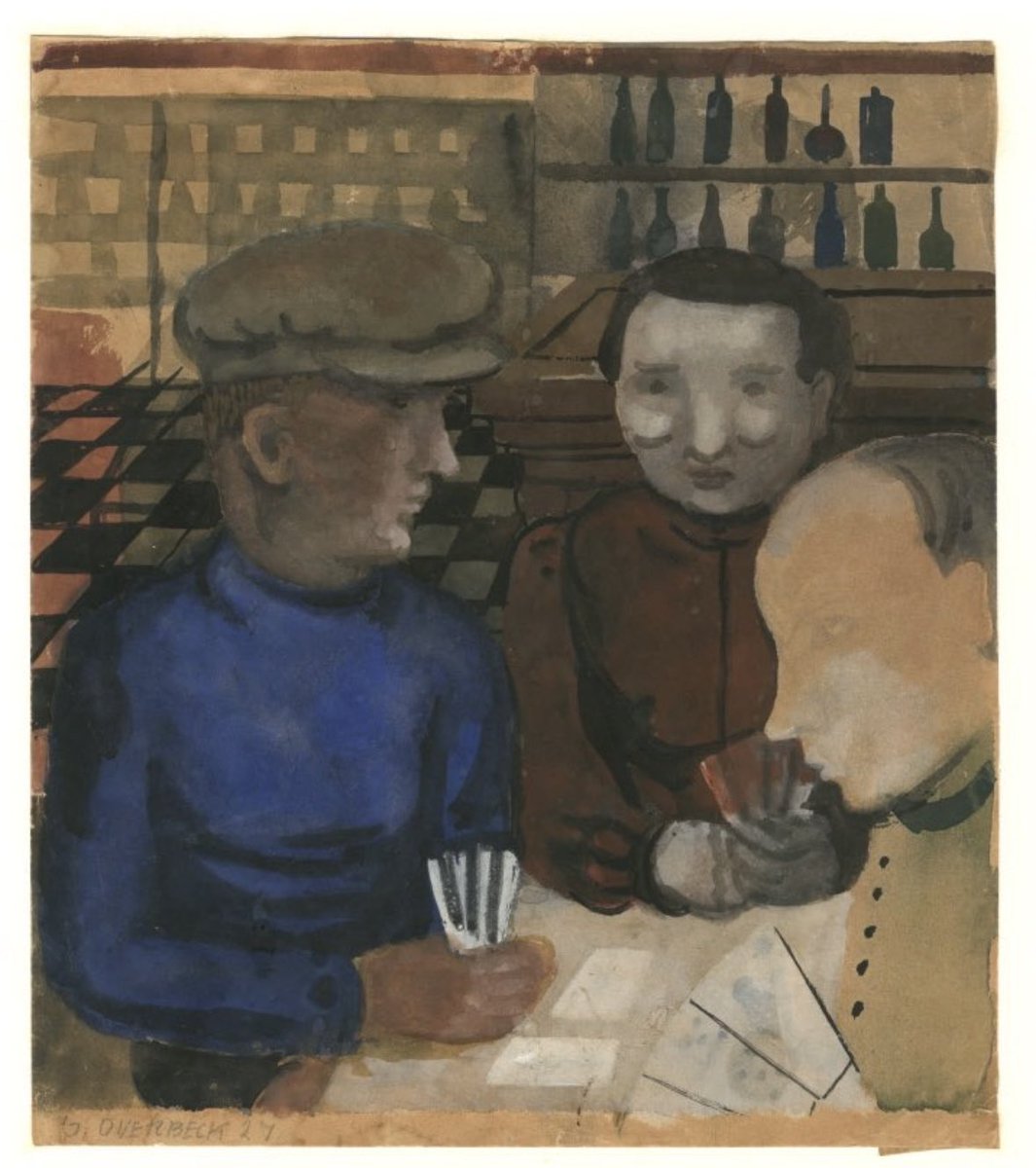Peine01's tweet photo. Gerta Overbeck (16.Januar 1898-2.März 1977) aufgewachsen in einer großbürgerliche Familie,verkörperte selbst den neuen,berufstätigen Frauentyp, den sie in ihren Bildern thematisiert,ihr Blick erstreckte sich auf alle gesellschaftlichen Bereiche u.sie zeigt die Not vieler Menschen https://t.co/Phvc6tXAFu