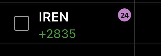 $IREN

I own 2835 shares and I confidently believe we will see $60 per share in March.