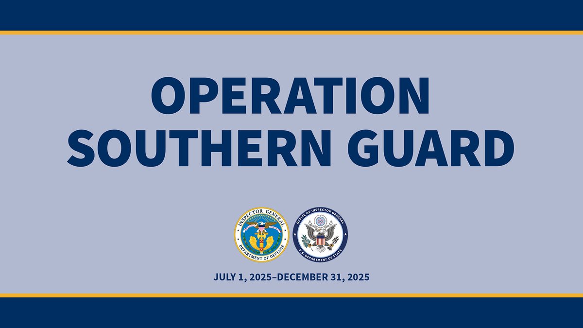 DoD Office of Inspector General tweet media